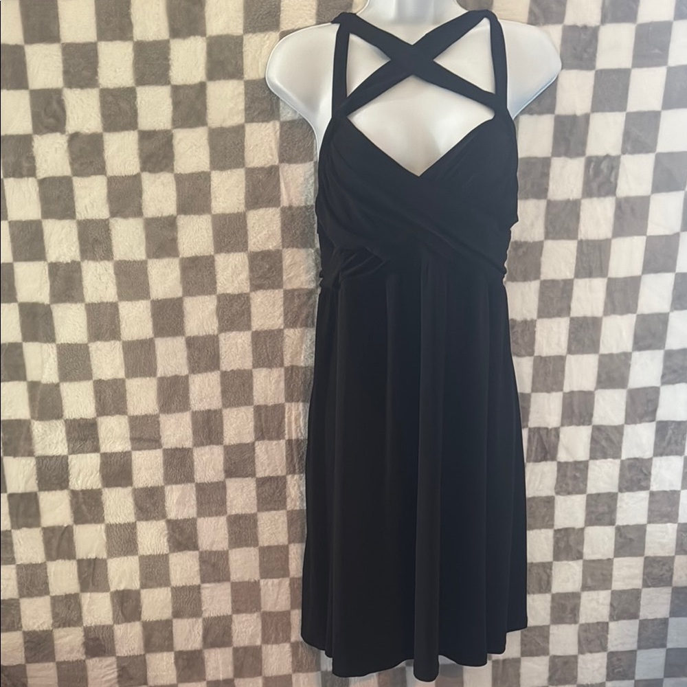 Torrid CrissCross Neck Summer Dress Above The Knee Dress Size 1X